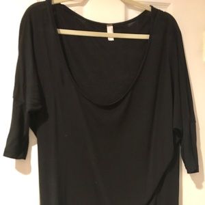 American apparel dolman 3/4 sleeve t shirt